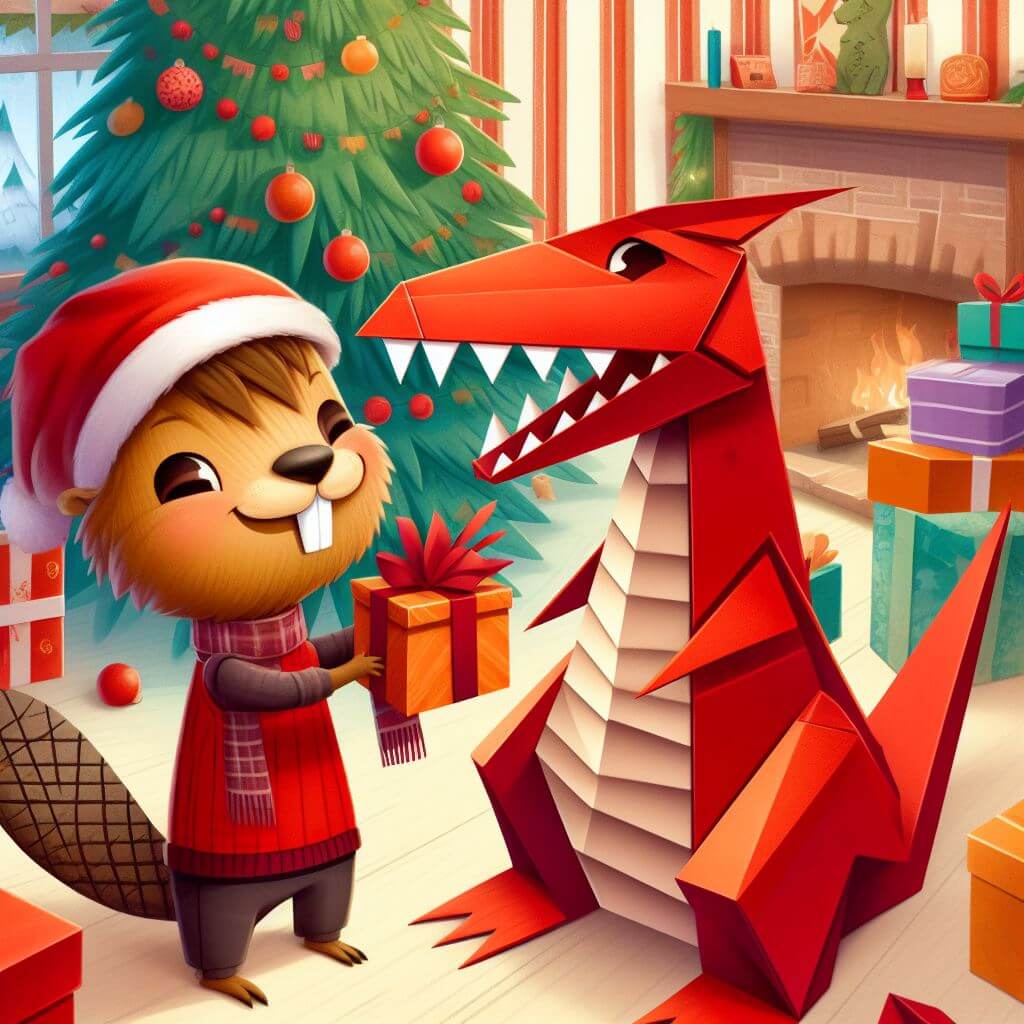 Frosty the Dragon red